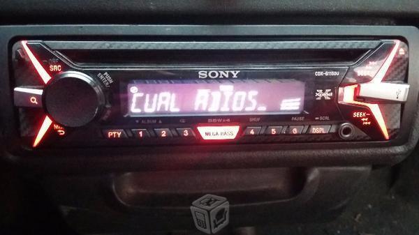 Autoestereo Sony CDX-G1150U Mega Bass x Celular