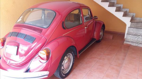 Vocho vw rojo cereza fac orig