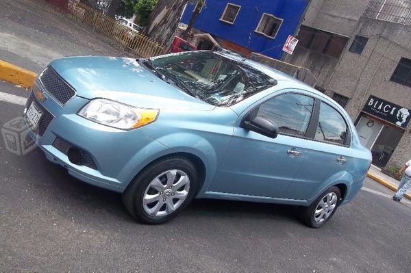 Aveo semi nuevo full equipo excelente todo pagado -12