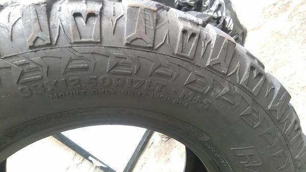 Llantas usadas rin 17