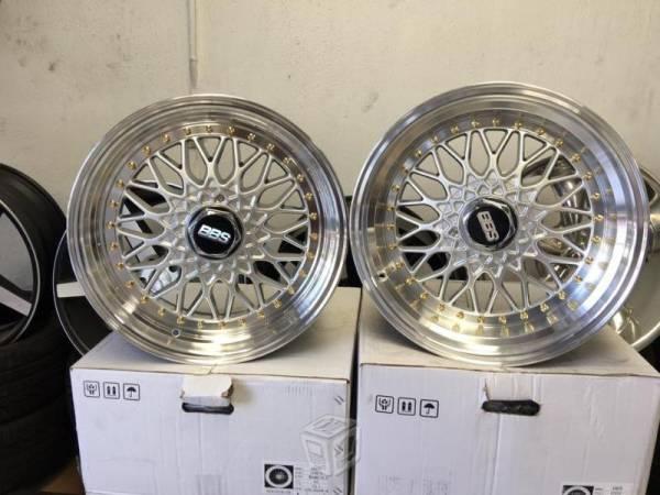 Bbs Grises 15x8 y 15x7 (Nuevos) 4-100