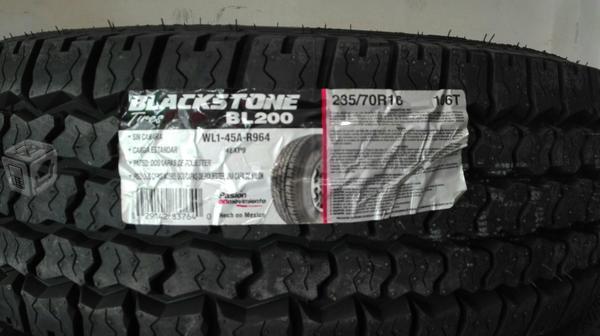 235/70 r 16 blackstone 6 y 12 meses