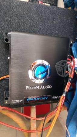 Amplificador planet audio woofer jl audio sonido