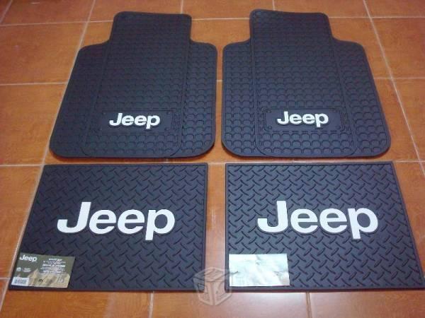 Jeep Set de Tapetes de Hule Licenciados