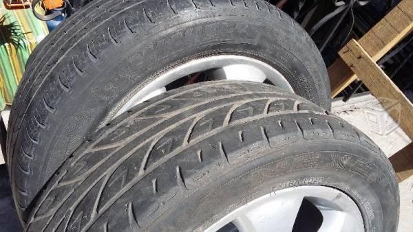 2 llantas p/rin 16 205/55 NEXEN 1/2 vida michelin