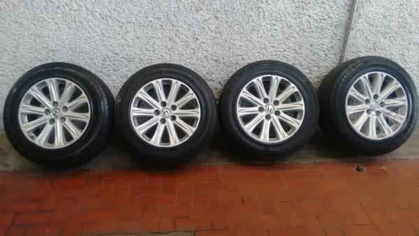 4 rines con llantas honda odissey p/c