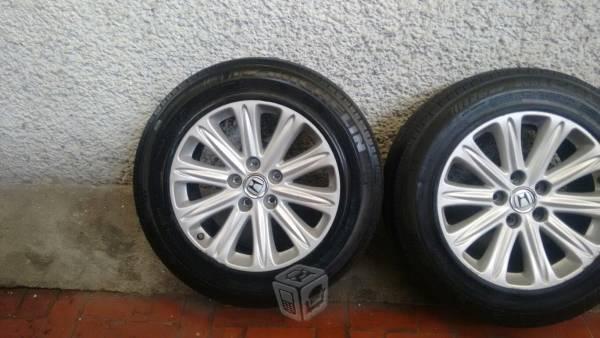 4 rines con llantas honda odissey p/c