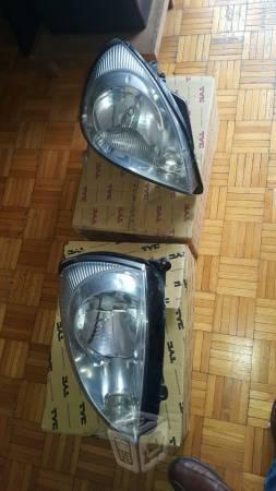 Par de faros para platina