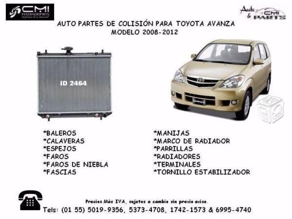 Radiador Avanza Modelo 2008-2012 Contactar