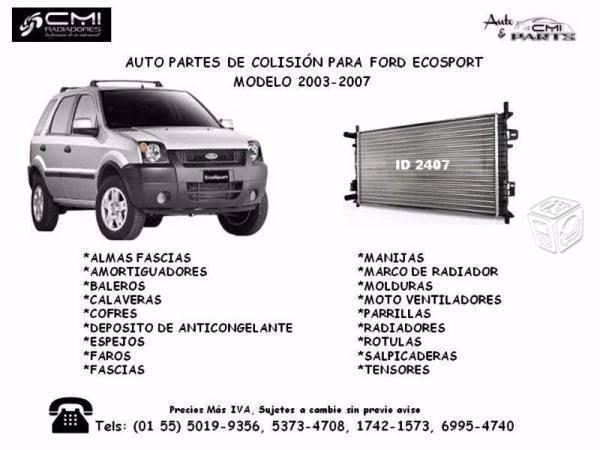 Radiador Ecosport Modelo 2003-2007 Contactar