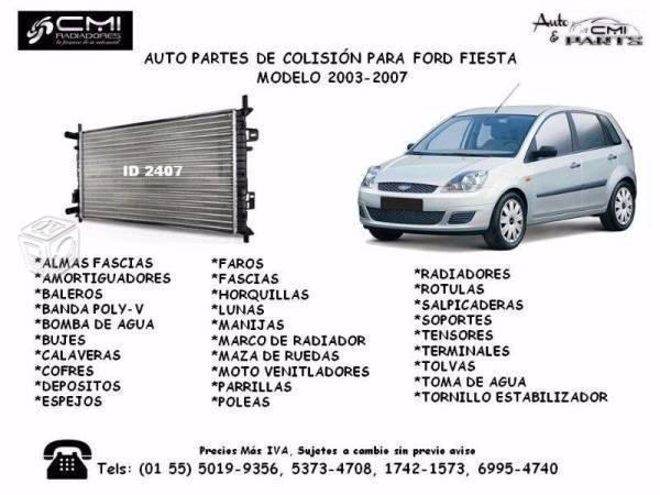 Radiador Fiesta Modelo 2003-2008 Contactar