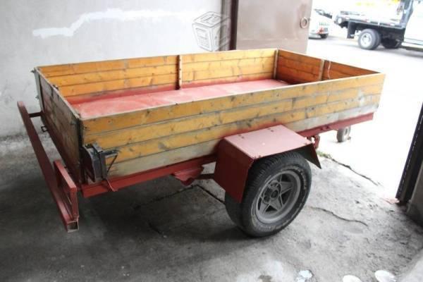 Venta de remolque de un eje con factura