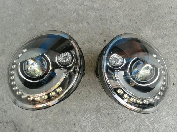 Faros Beetle 2013-2016 leds y xenón originales