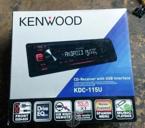 Auto estereo Kenwood KDC-115U Estereo