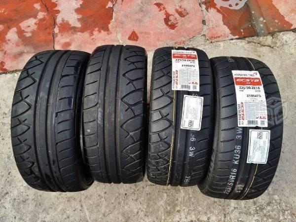 4 llantas kumho xs ecsta ku36