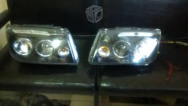 Faros jetta A4 OJO DE ANGEL