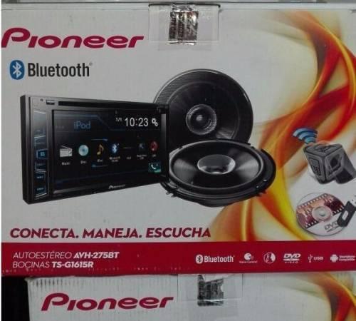 Autoestéreo Pantalla Pioneer 6.2 Avh-275bt Dvd NUE