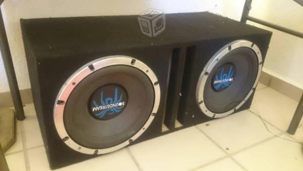 Par de woofers cajón nuevo