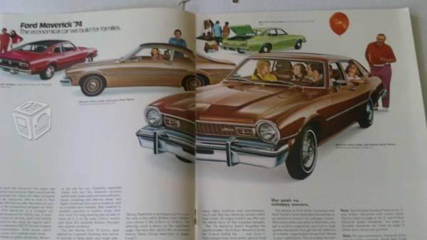 Catalogo De Venta De Ford Maverick 1974 Original