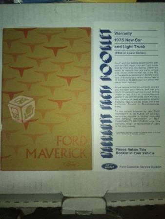 Manual De Propietario Maverick 1975 Original Nvo