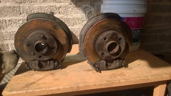 Masa caliper y disco golf jetta a3