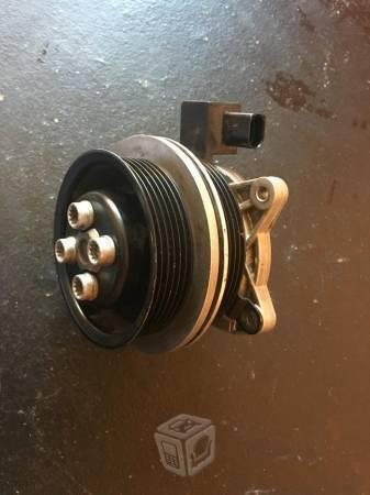 Bomba de agua doble polea