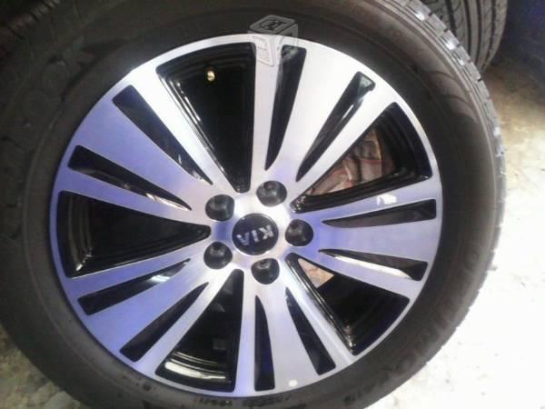 4 rines con llantas kia sport tage 2015 r 18