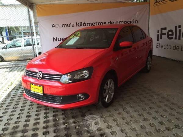 Flamante vento sedan automatico unico dueño rojo -14