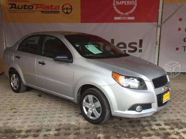 chevrolet aveo basico estandar plata -14