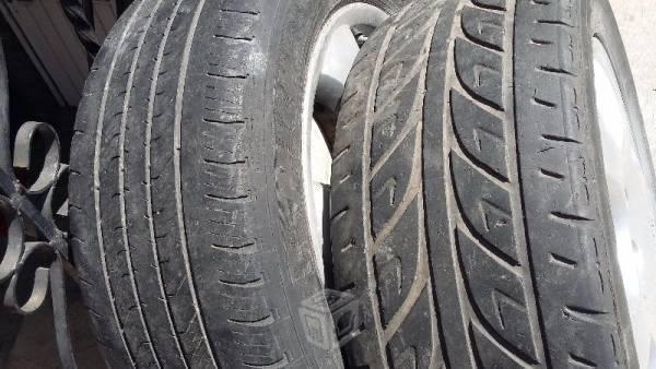 2 llanta p/rin 16 205/55 Michelin y NEXEN 1/2 vida