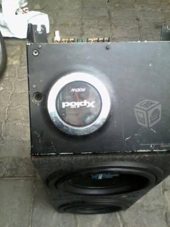 Cajon Con 2 Woofer Soundstream