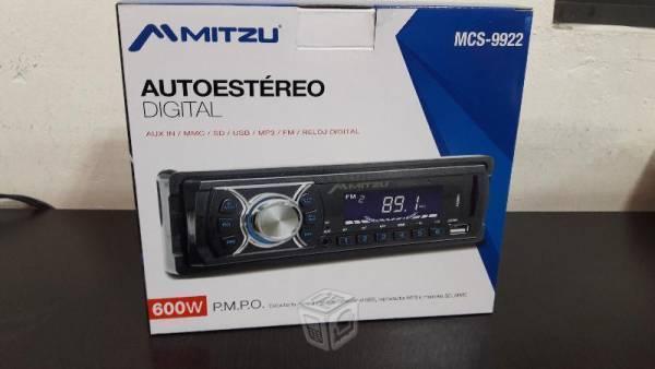 Kit Autoestereo Digital Caratula Fija Modelo 9922