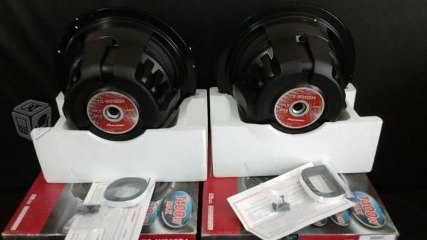 Par de subwoofer pioneer