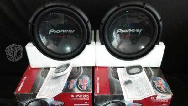 Par de subwoofer pioneer