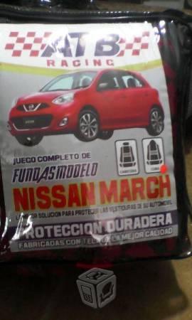 Cubre asiento para Nissan march telas automotrices