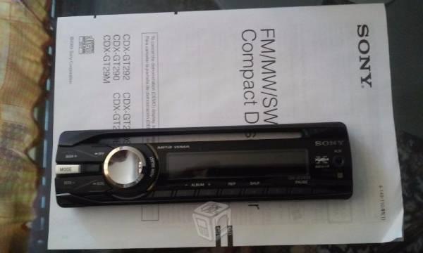 Autoestereo Sony Xplod Negro Mod. CDX-GT290 Nuevos