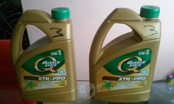 Aceite Multigrado Quaker XTR PRO SAE 5W-20 Nuevos