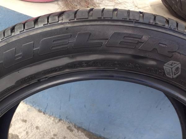 3 Llantas Bridgestone 245/50 r20 Camioneta