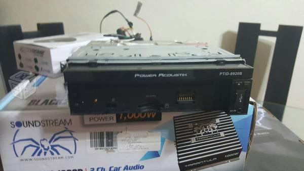 Autoestereo con pantalla 7 de un din como nuevo