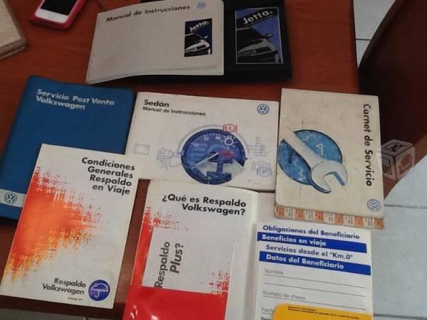 MANUALES DE PROPIETARIO VOCHO 90s JETTA 93